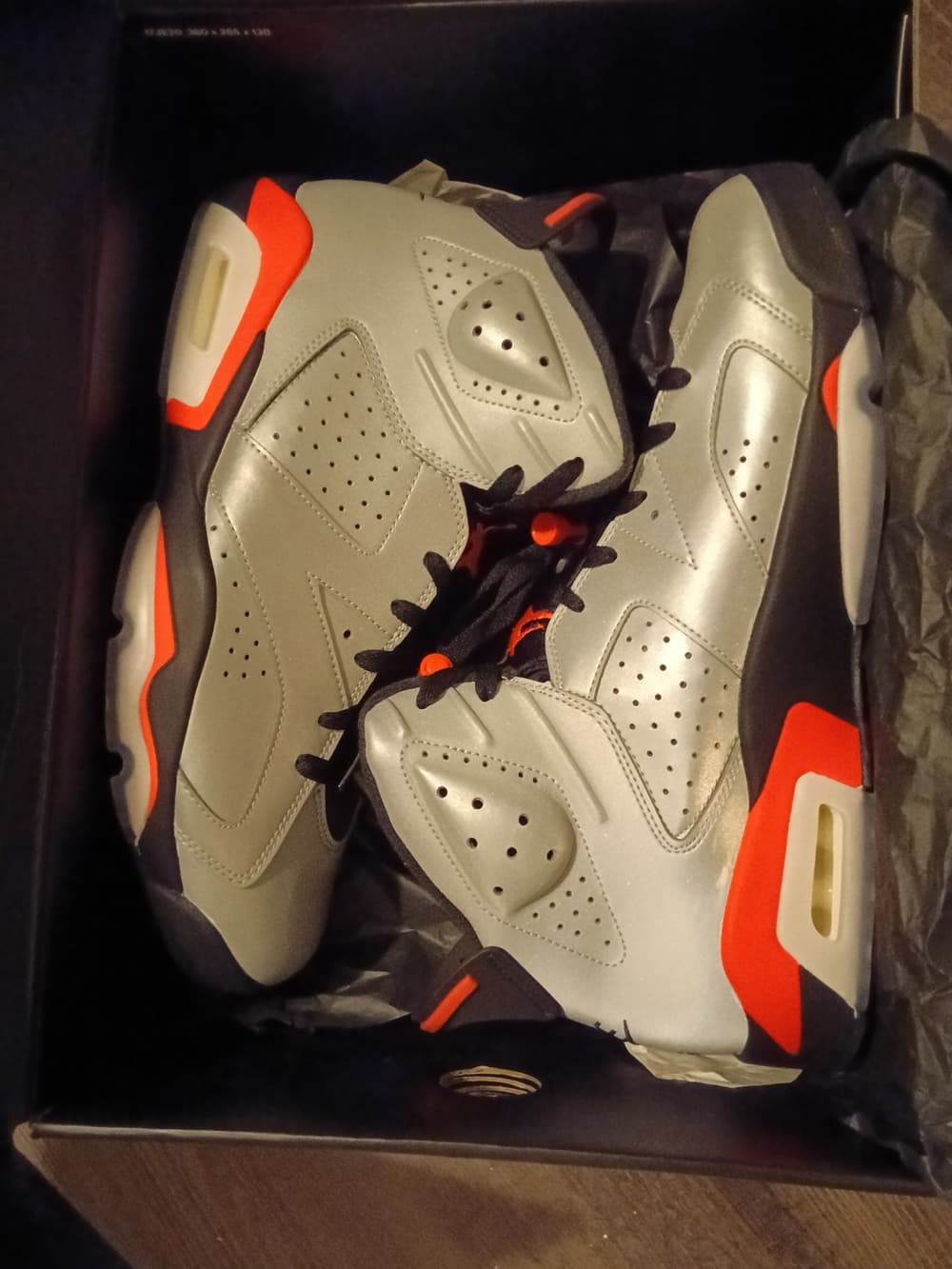 Nike Black and White Men's Sneakers Box — Retro Air Jordan Style - Thumbnail 6