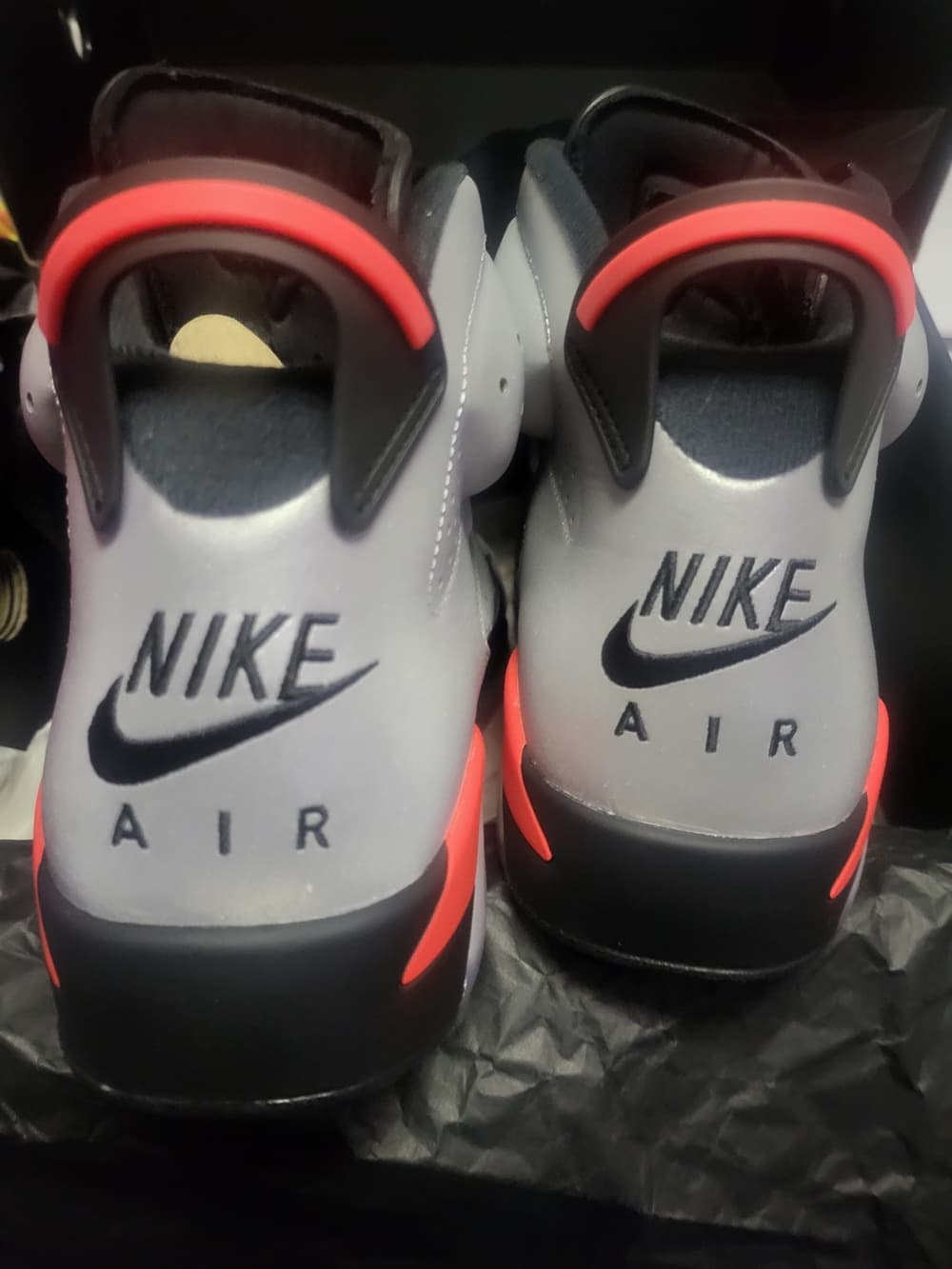 Nike Black and White Men's Sneakers Box — Retro Air Jordan Style - Thumbnail 3