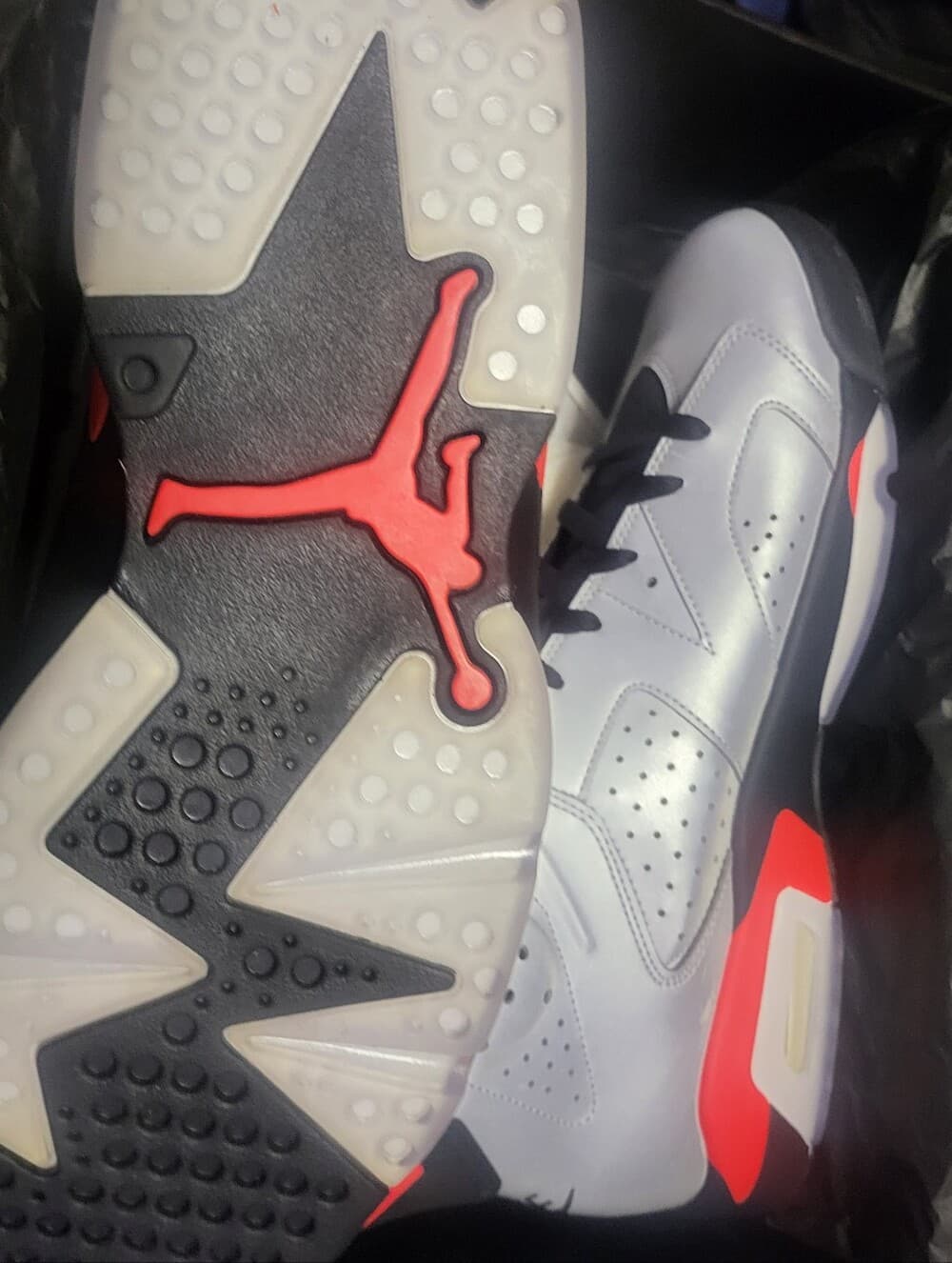 Nike Black and White Men's Sneakers Box — Retro Air Jordan Style - Thumbnail 2