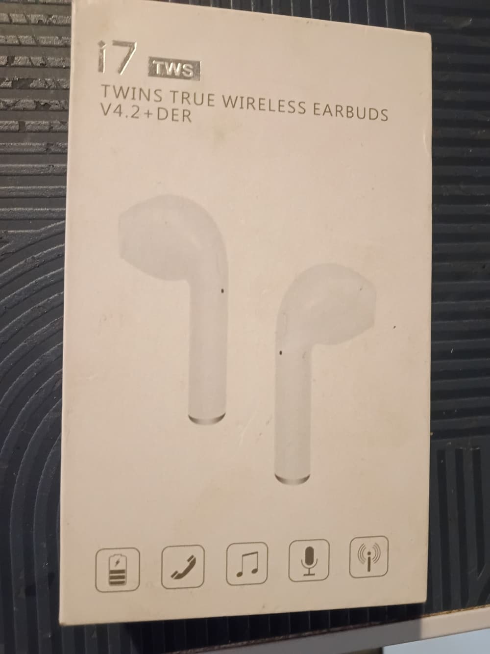 i7 TWS Twins True Wireless Earbuds - White - Thumbnail 4