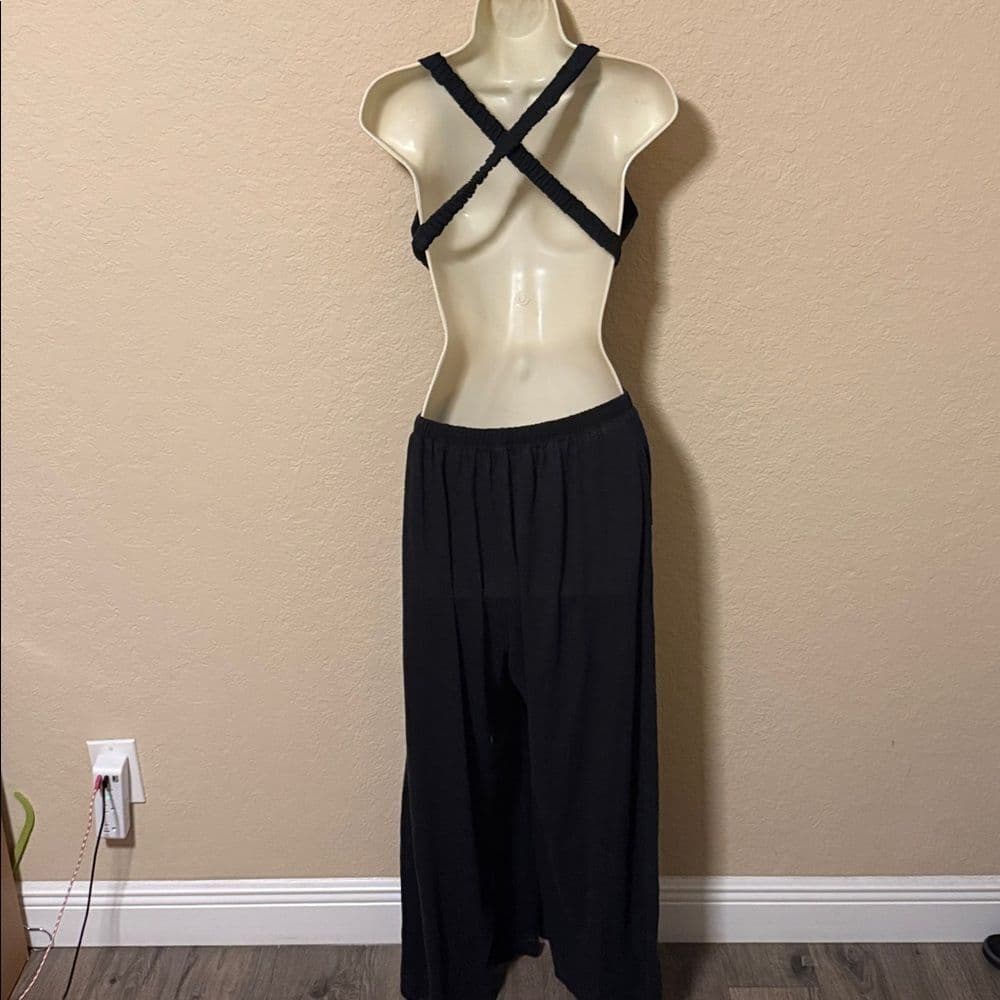 FP beach free people Cutout Maxi jumpsuit size large - Thumbnail 2