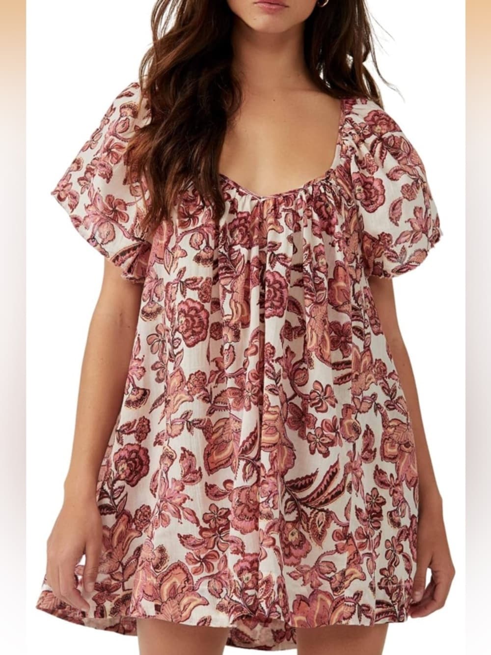 Free People Kauai Getaway Printed Tunic size medium/large - Thumbnail 8
