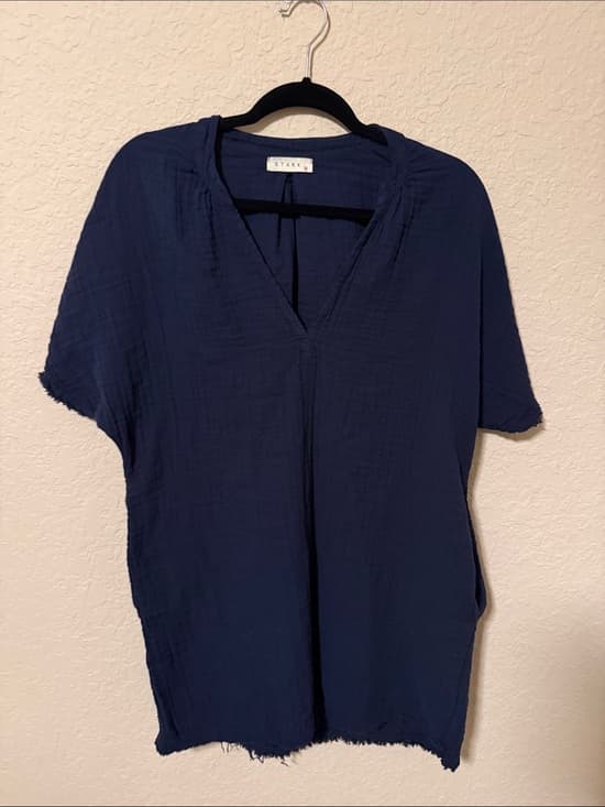 STARK X Navy Women's Dress - Tailored Navy Shift Dress - Thumbnail 5