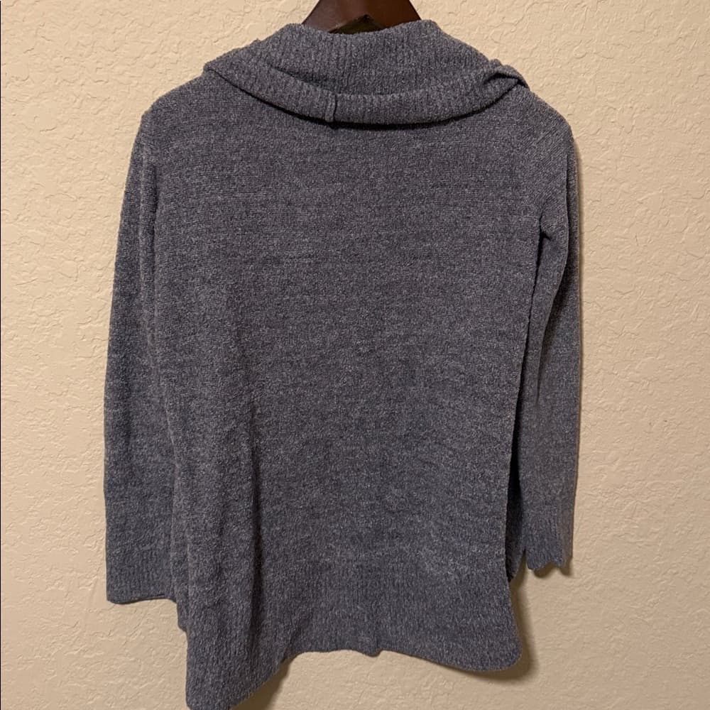 Barefoot Dreams Charcoal Blue Cardigan Medium - Thumbnail 2