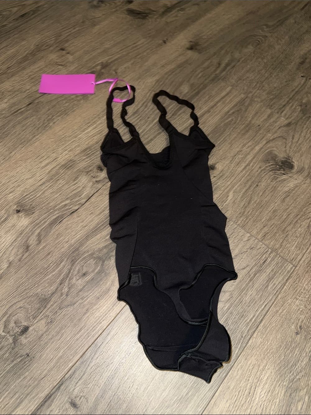 Fendi x SKIMS black shaping thong Bodysuit nwt small