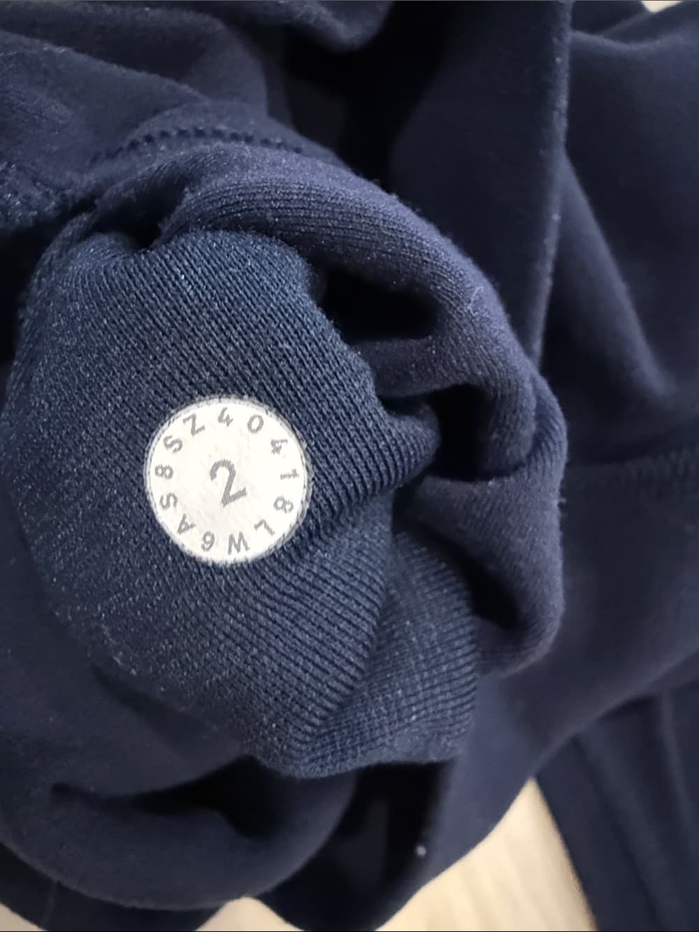 lululemon athletica Navy High-Rise Leggings with Reflective Logo - Thumbnail 2