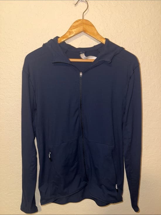 lululemon athletica Navy Full Zip Hoodie - Thumbnail 5