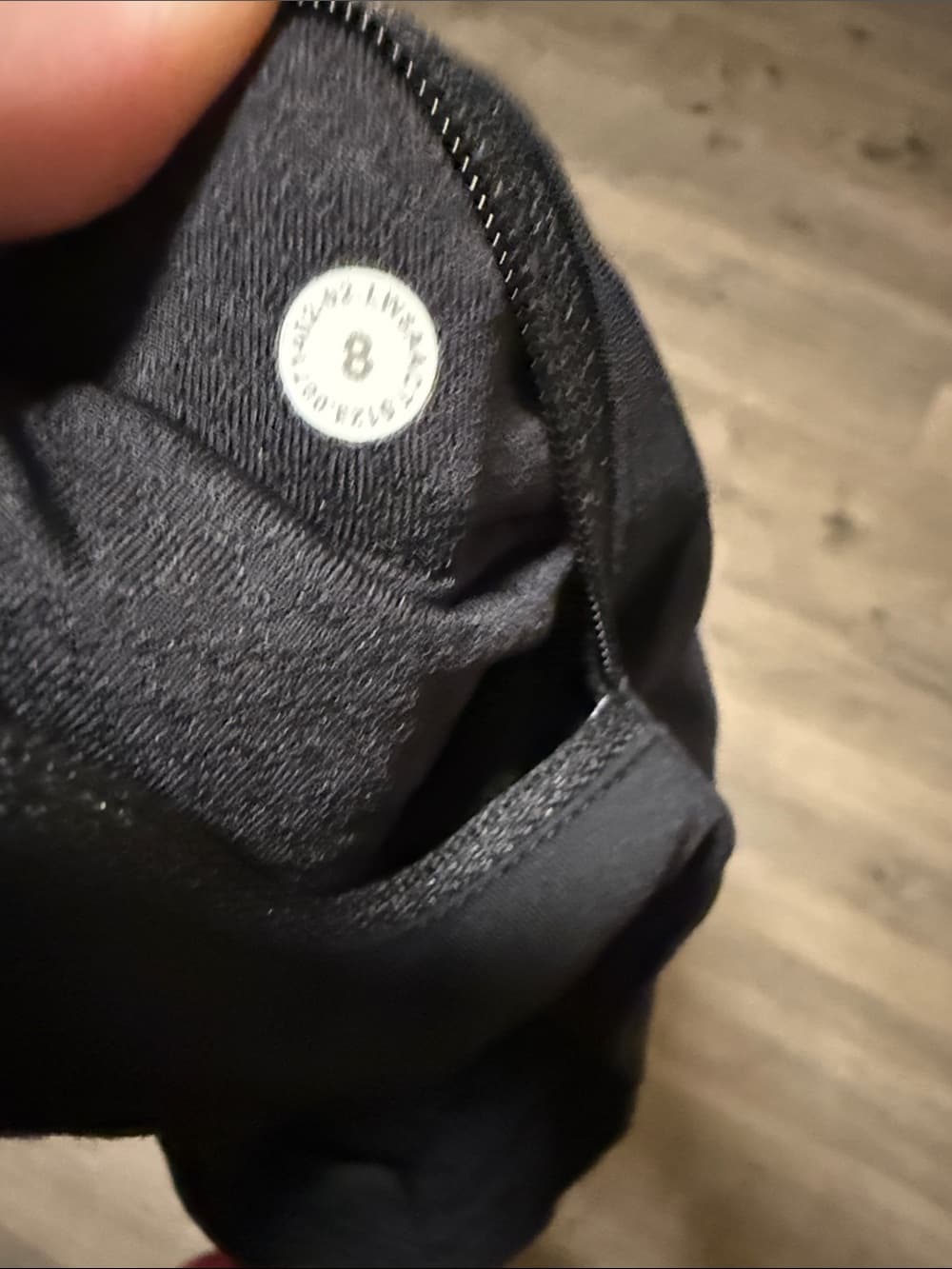 lululemon athletica Black Performance Skort size 8 - Thumbnail 2