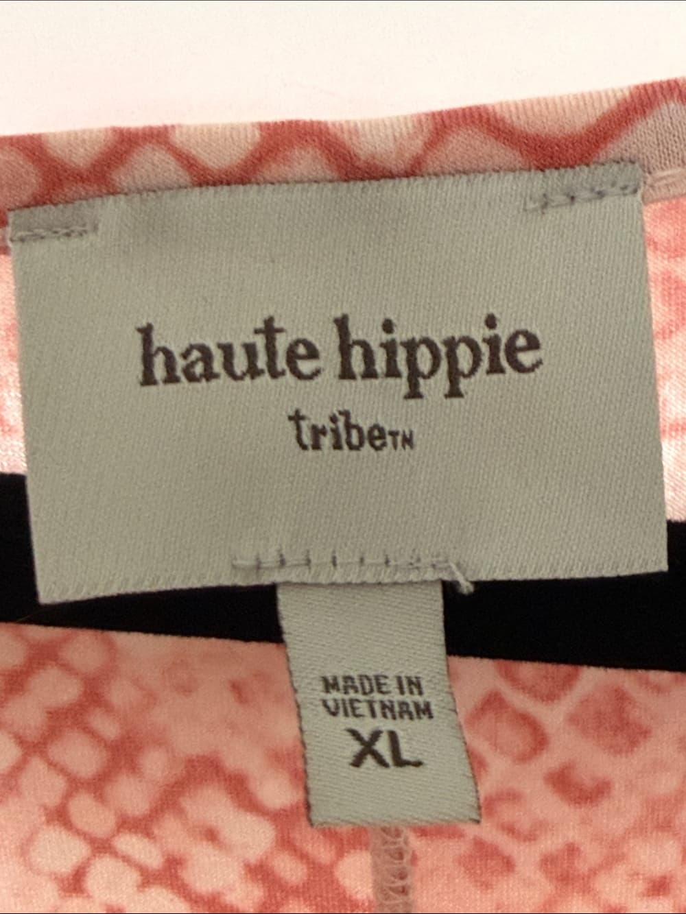 Haute Hippie Pink Snake-Print Wrap Maxi Dress