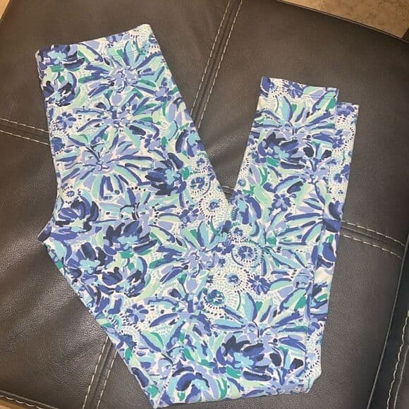 Lilly Pulitzer girls leggings size xl - Thumbnail 4