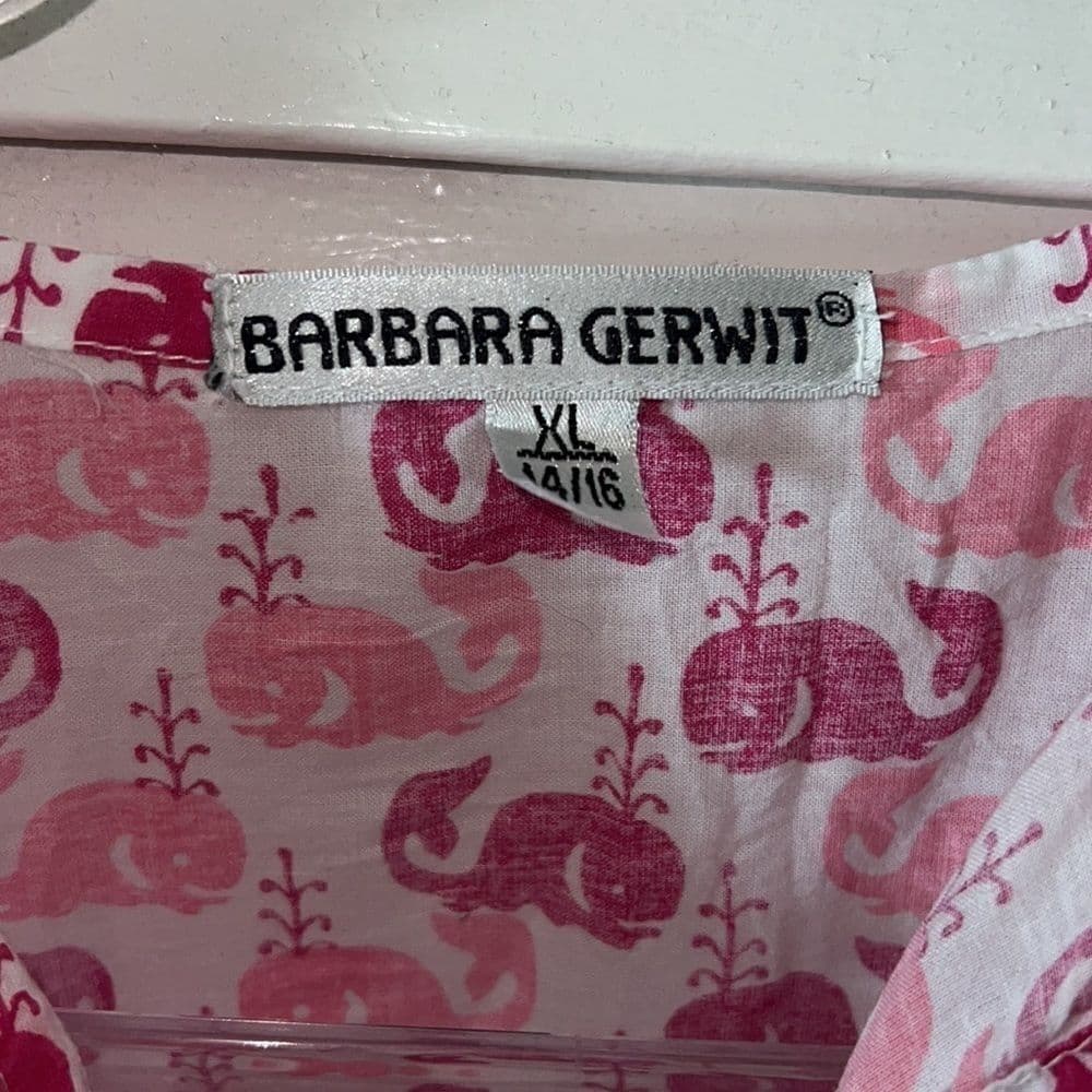 Barbara Gerwit girls elephant tunic girls XL 14/16