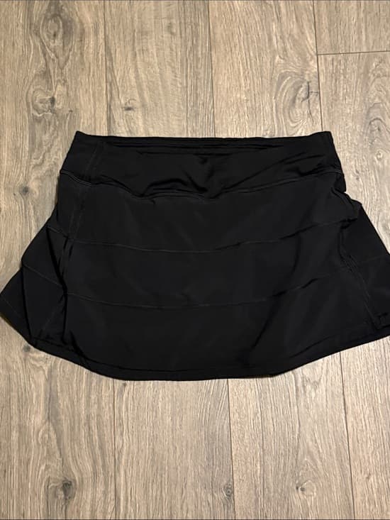 lululemon athletica Black Performance Skort size 8 - Thumbnail 5