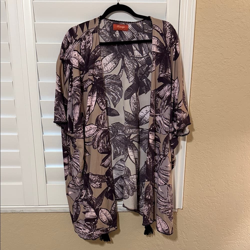 Maaji purples and lilacs Kimono Cardigan one size - Thumbnail 3