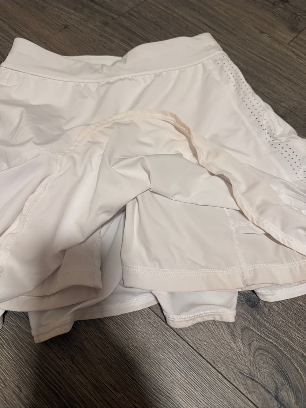 Sweaty Betty White Athletic Skater Skirt