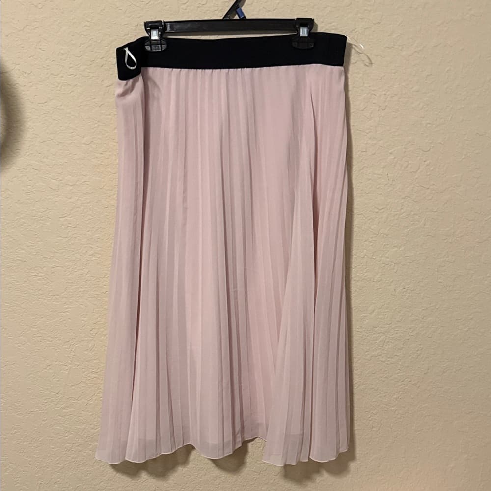 DKNY Light Pink A-Line Skirt XL - Thumbnail 3