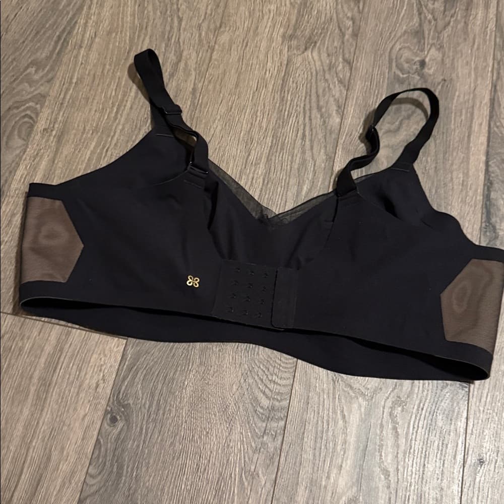 Honeylove Black Wireless Mesh Trim Bra
