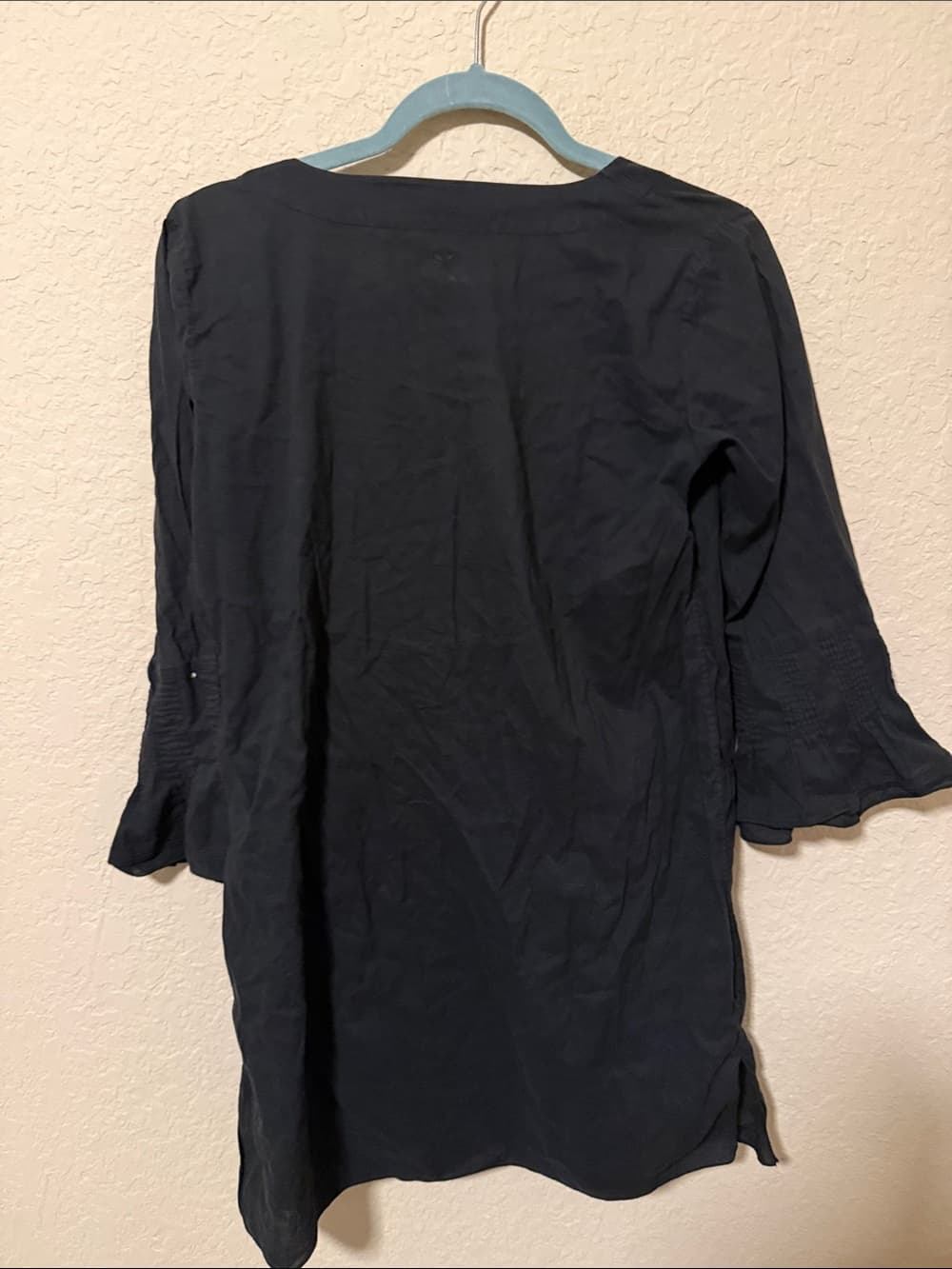 Anya Hindmarch Black Beach Tunic Top - Thumbnail 3