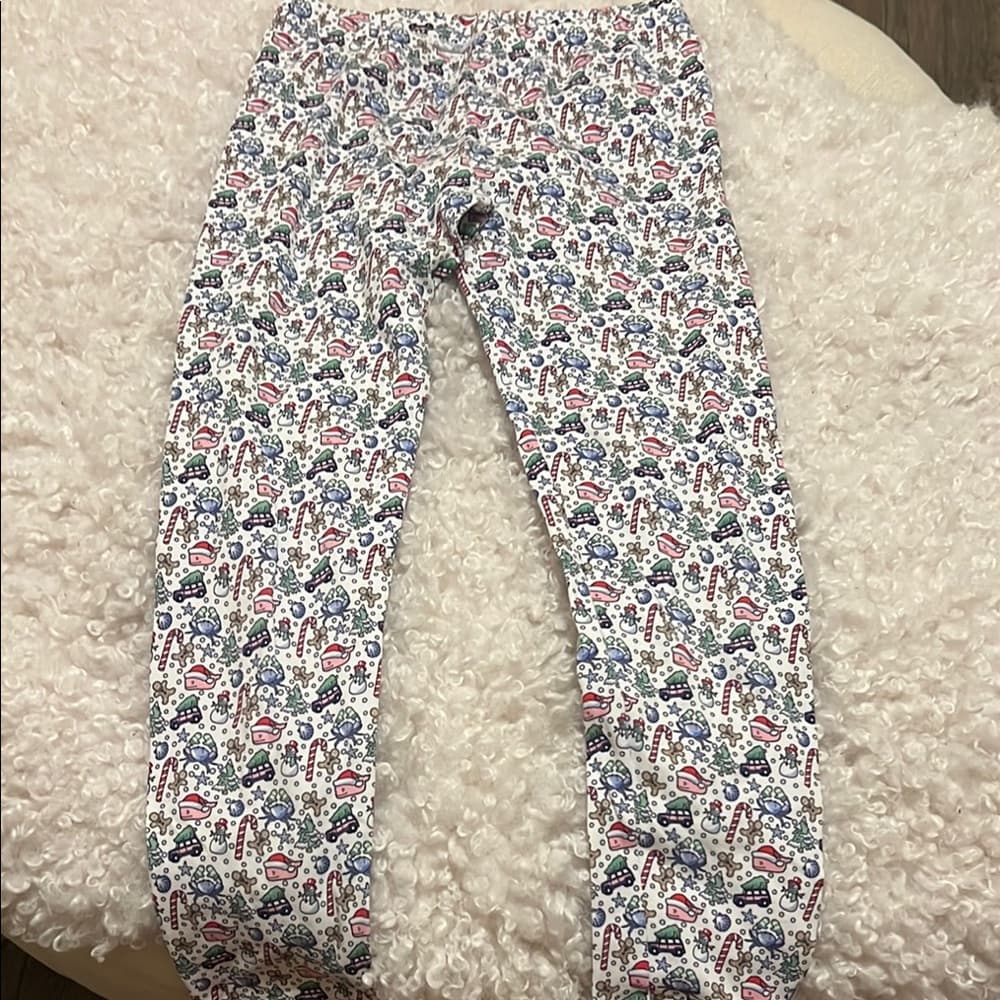Vineyard Vines Red and Blue christmas Leggings - Thumbnail 3