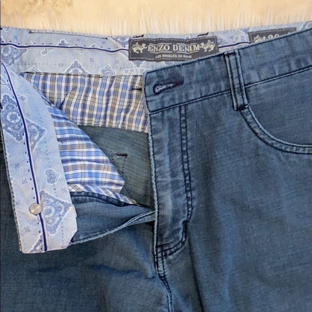 Men’s Enzo denim lightweight denim pant size 30
