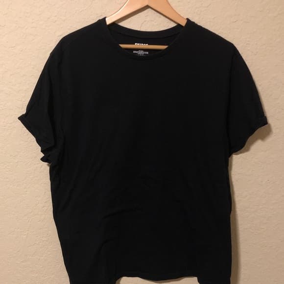 Skims plus size 2x Black Crew Neck T-Shirt - Thumbnail 4
