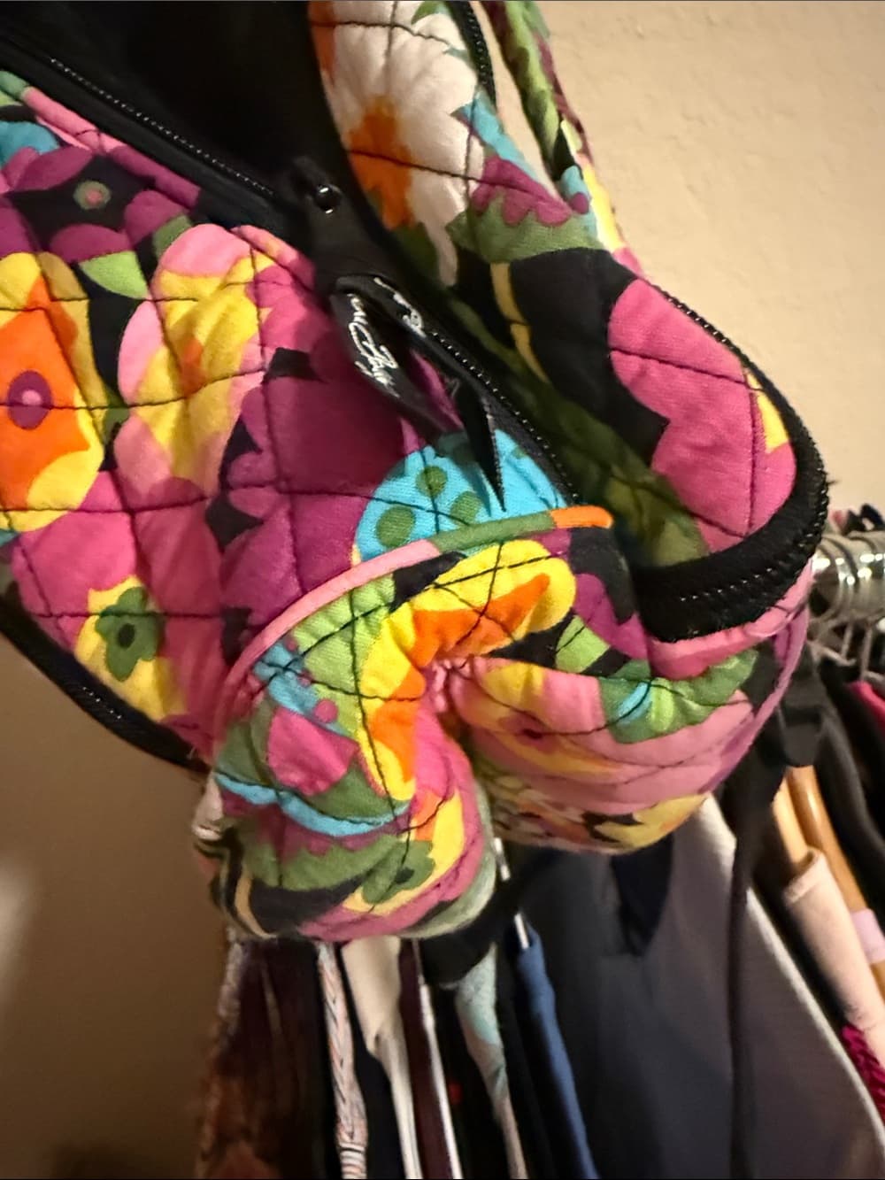 Vera Bradley Floral Quilted Women's Backpack - Thumbnail 5