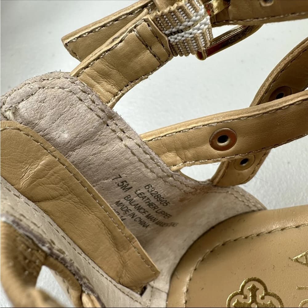 Isola Tan and Snakeskin Sandals 7.5 - Thumbnail 12