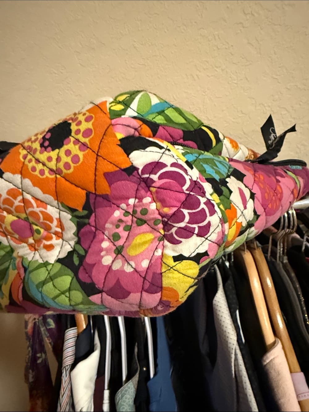 Vera Bradley Floral Quilted Women's Backpack - Thumbnail 6