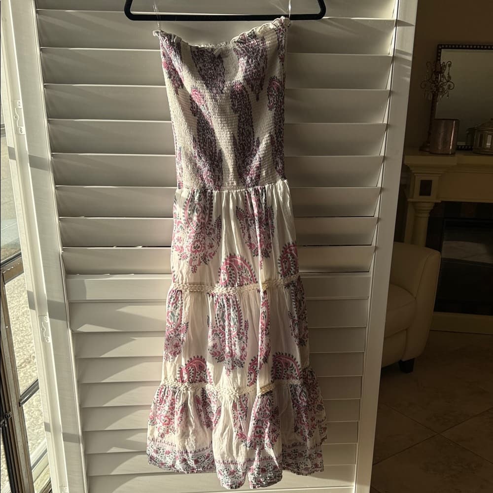 Bell Strapless Maxi Dress xs