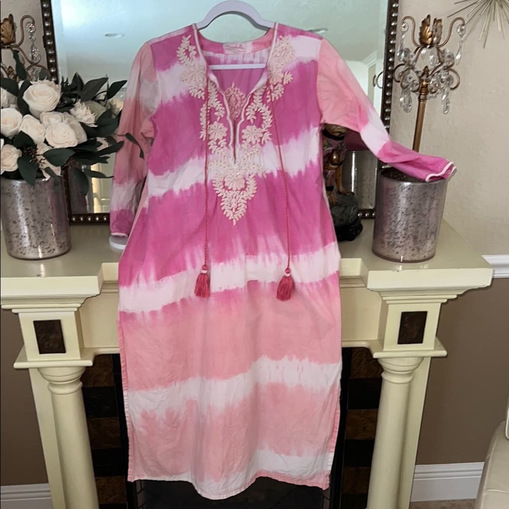 Mary Marshmallow boho preppy beachy dress size medium