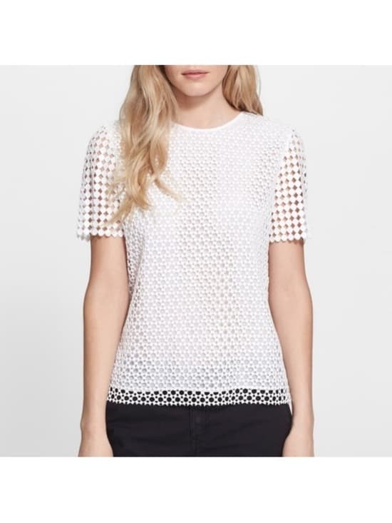 Tory Burch Guipure blouse size 6 - Thumbnail 9