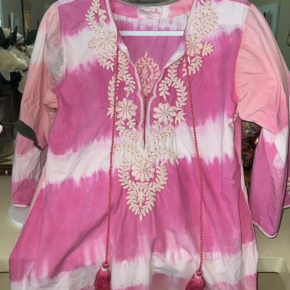 Mary Marshmallow boho preppy beachy dress size medium - Thumbnail 7