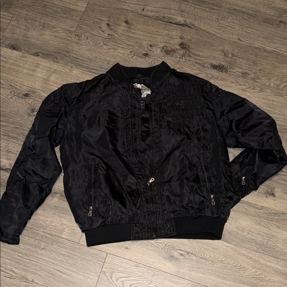 Harley-Davidson Black Jacket size medium mens biker - Thumbnail 6