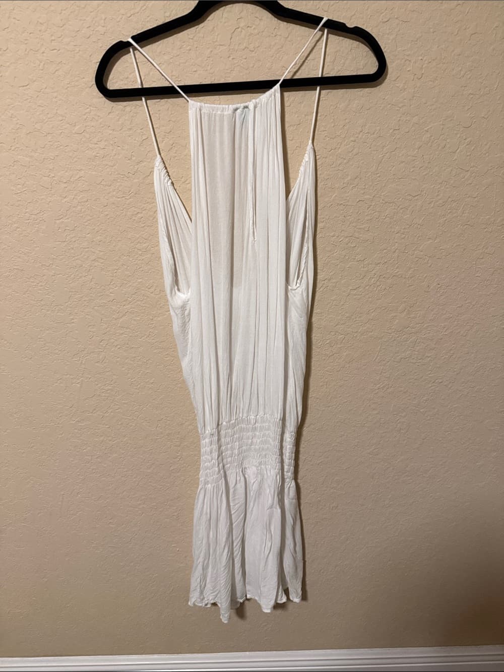 Melissa Odabash White Dress with Turquoise Label - Thumbnail 2