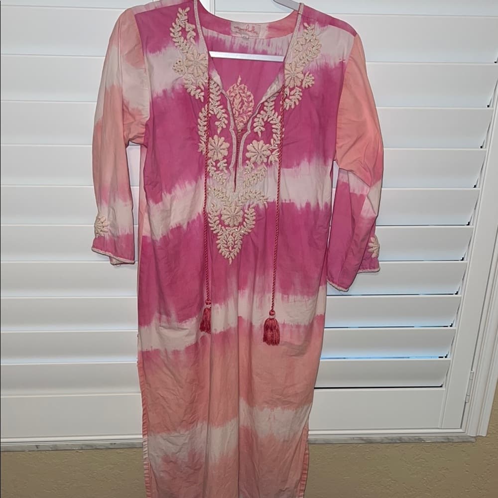 Mary Marshmallow boho preppy beachy dress size medium - Thumbnail 2