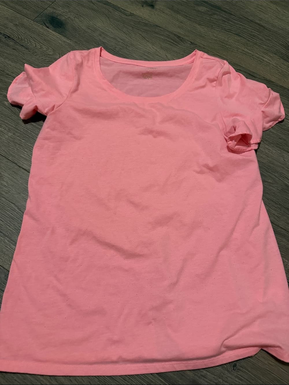 Lilly Pulitzer Soft Scoop Neck Short Sleeve Top — Coral Pink - Thumbnail 3