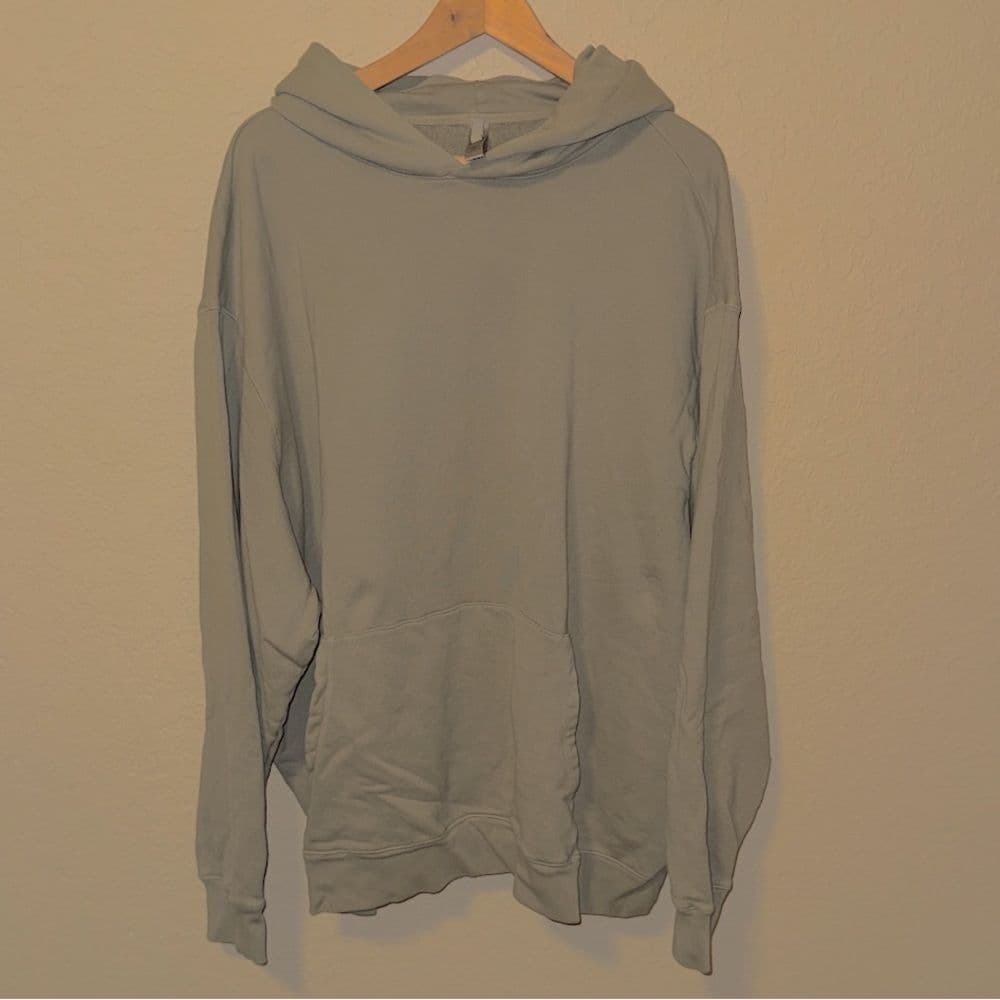 Skims 4x light Olive Green Pullover Hoodie plus size - Thumbnail 4