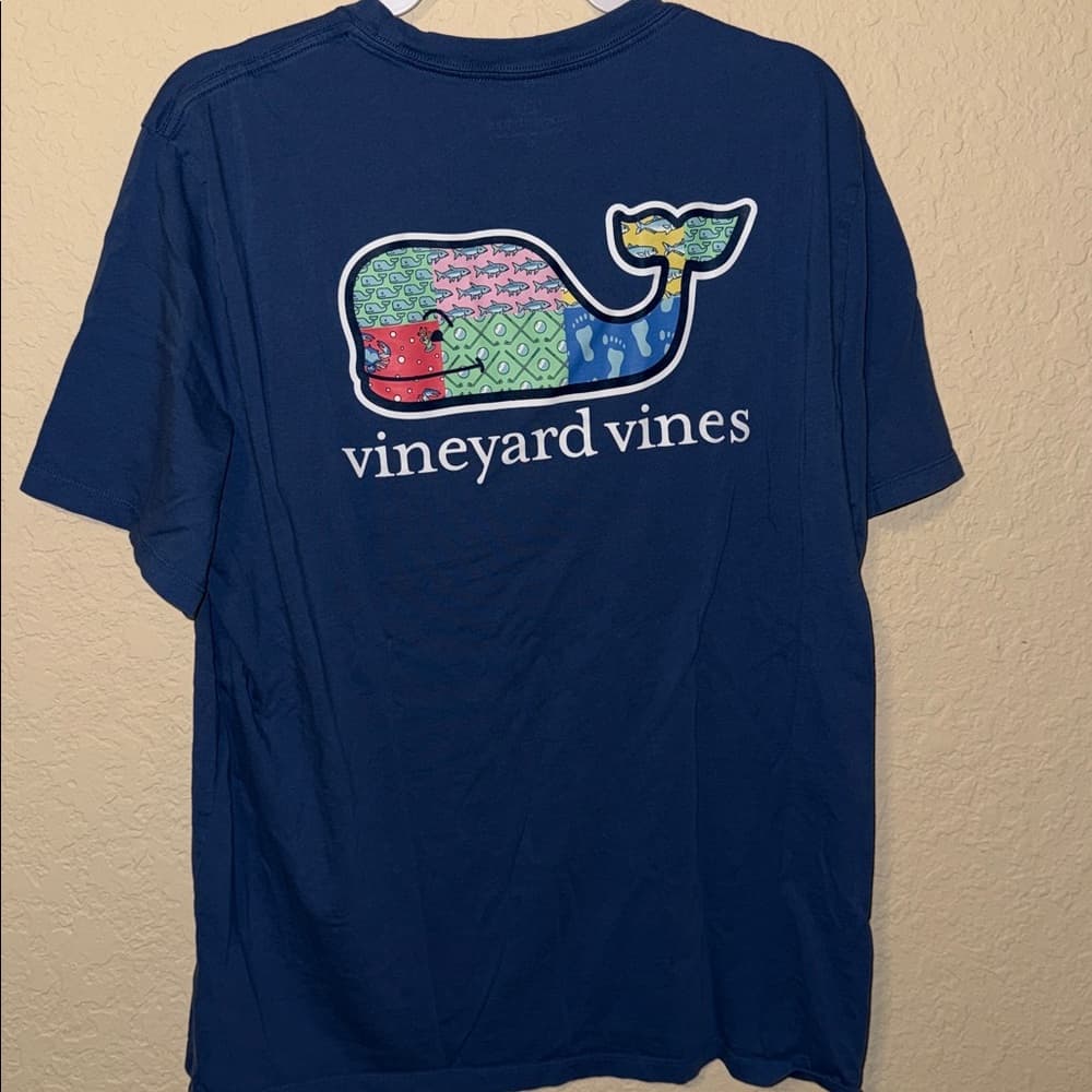 Vineyard Vines Men's Classic Navy Tee - Thumbnail 3