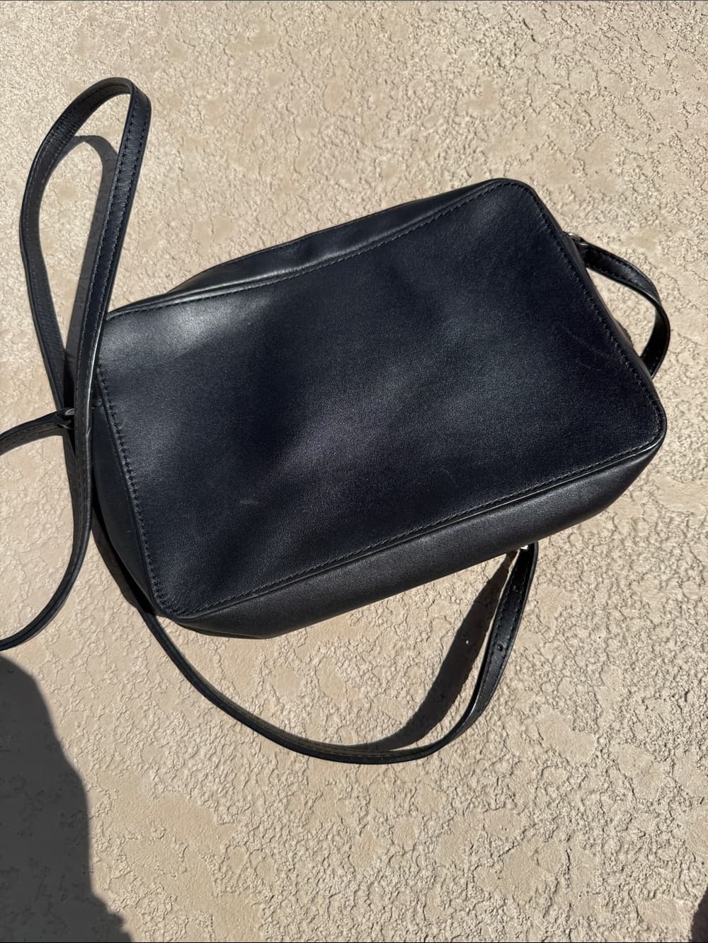 Michael Kors Black Studded Diamond-Pattern Crossbody
