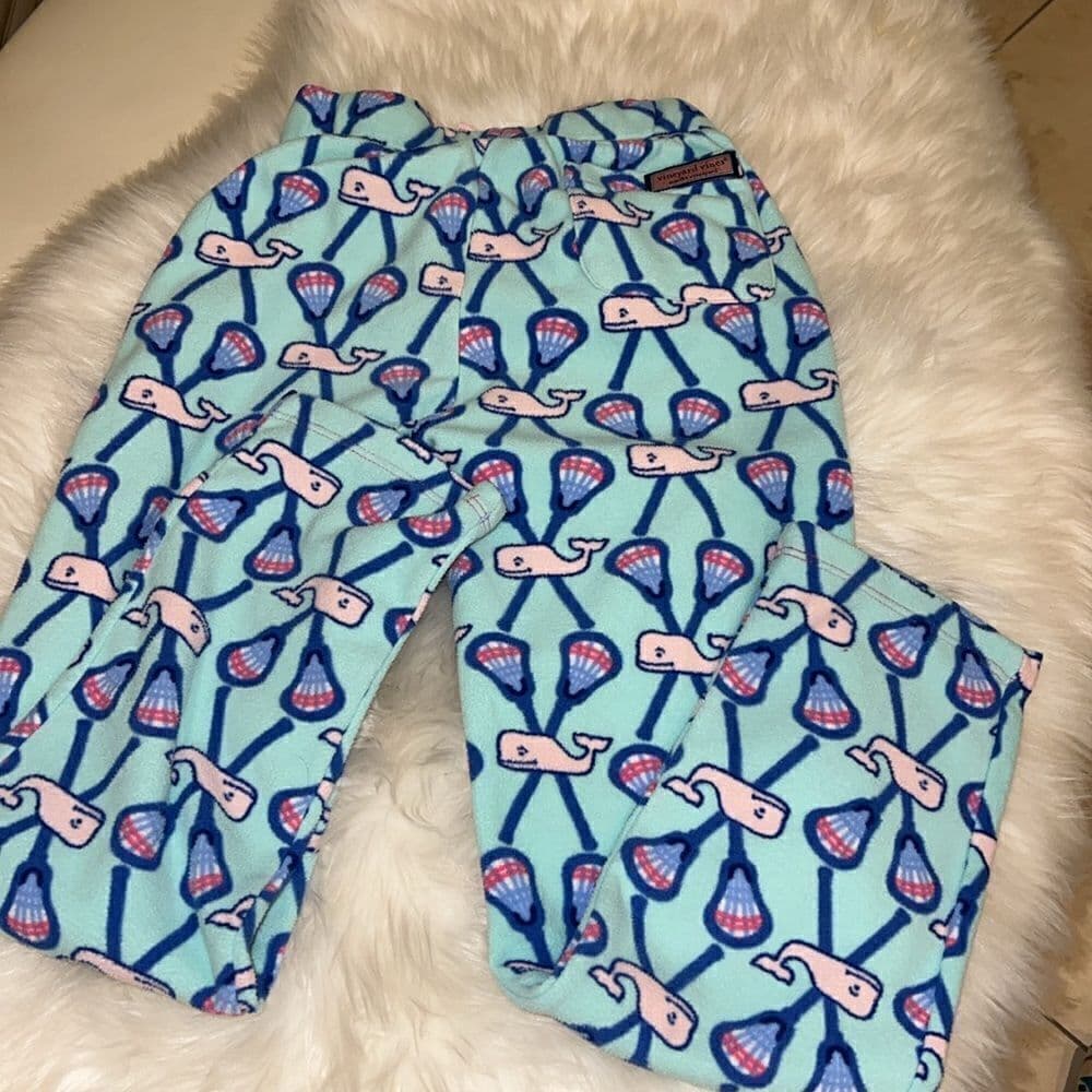 Vineyard Vines fleece pants size small 7-8 - Thumbnail 2