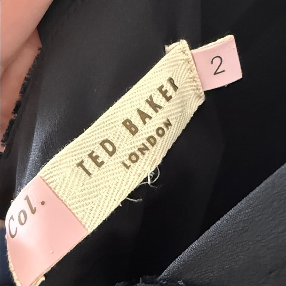 Ted Baker Black Maxi jumpsuit with Star Print size 2 = size 6/s - Thumbnail 3