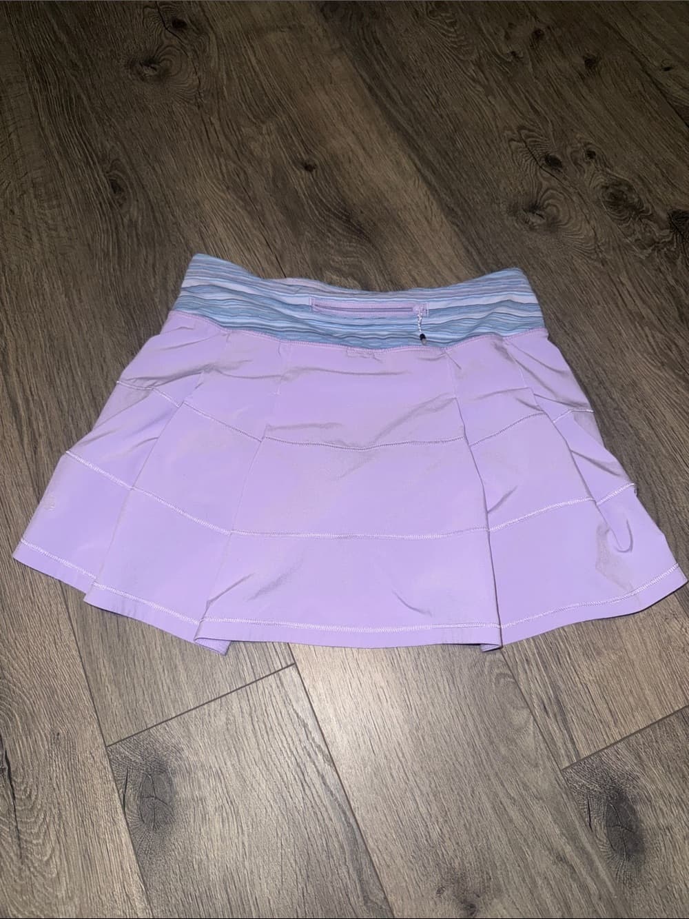 lululemon athletica Lilac Skort with Striped Waistband - Thumbnail 3