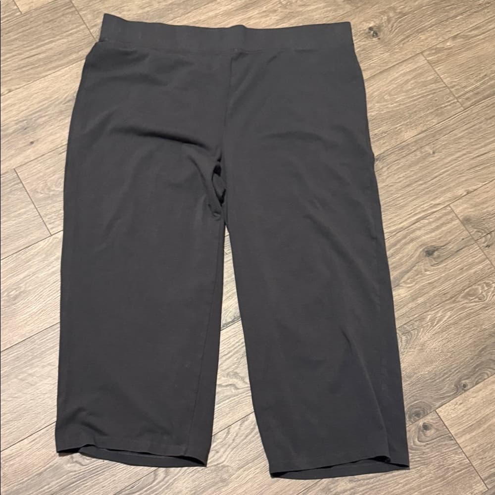 Eileen Fisher Dark Gray Women's Cropped pants 1x - Thumbnail 4