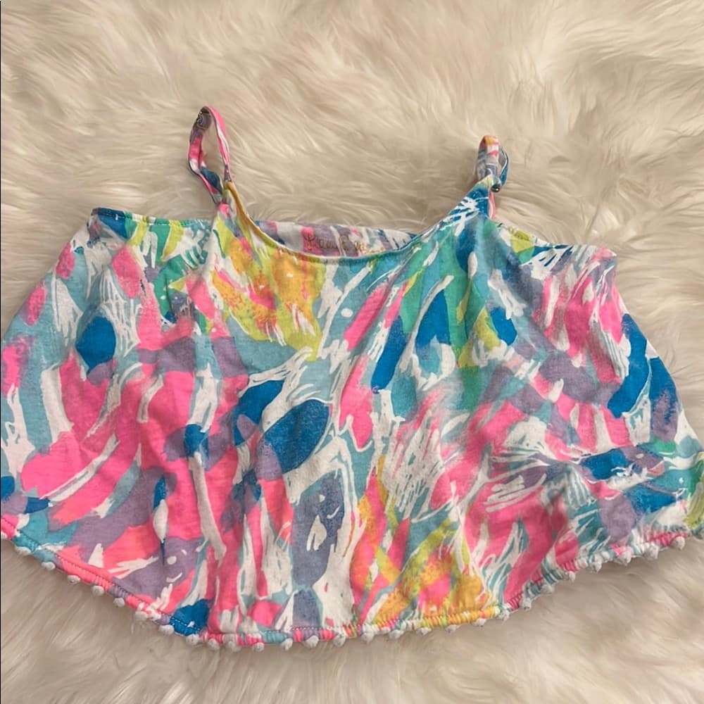 LILLY PULITZER LITTLE GIRLS SIZE M 6-7 tank - Thumbnail 3