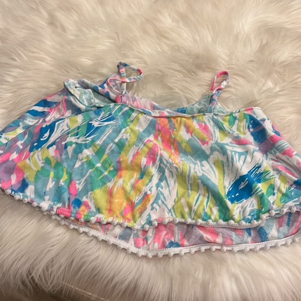 LILLY PULITZER LITTLE GIRLS SIZE M 6-7 tank - Thumbnail 2