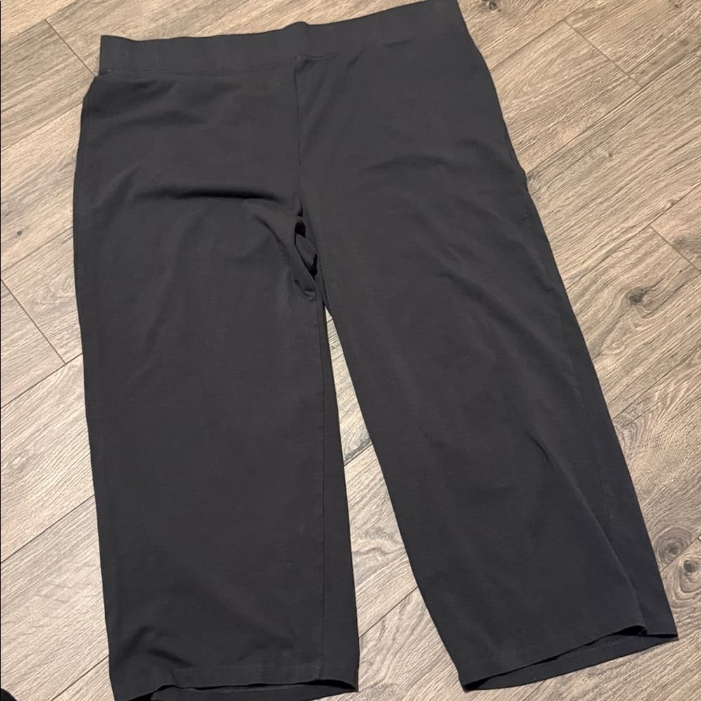 Eileen Fisher Dark Gray Women's Cropped pants 1x