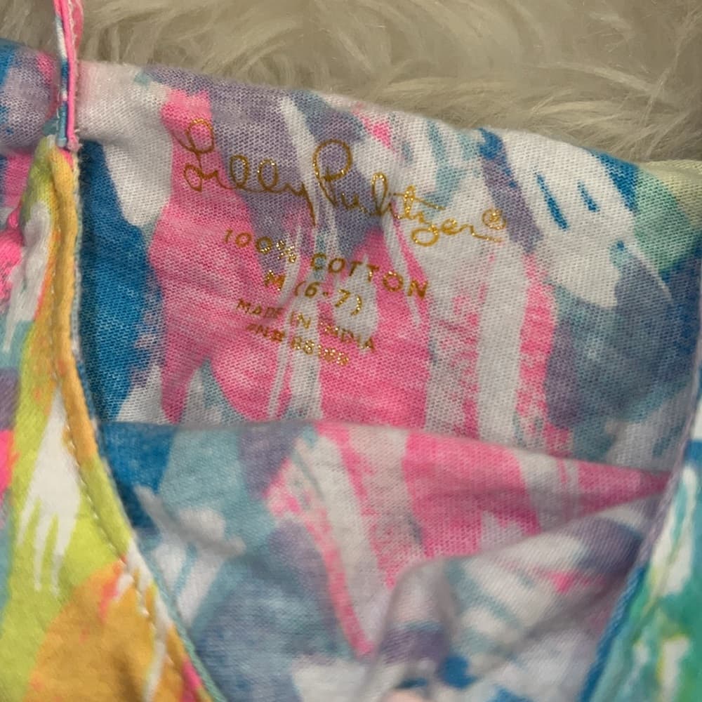 LILLY PULITZER LITTLE GIRLS SIZE M 6-7 tank