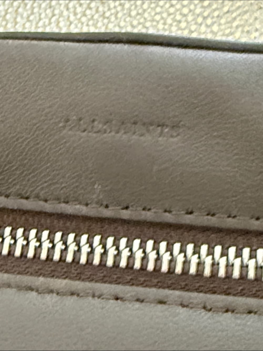 All Saints Leather Chain-Shoulder Crossbody Bag in Dark Greige Taupe - Thumbnail 2