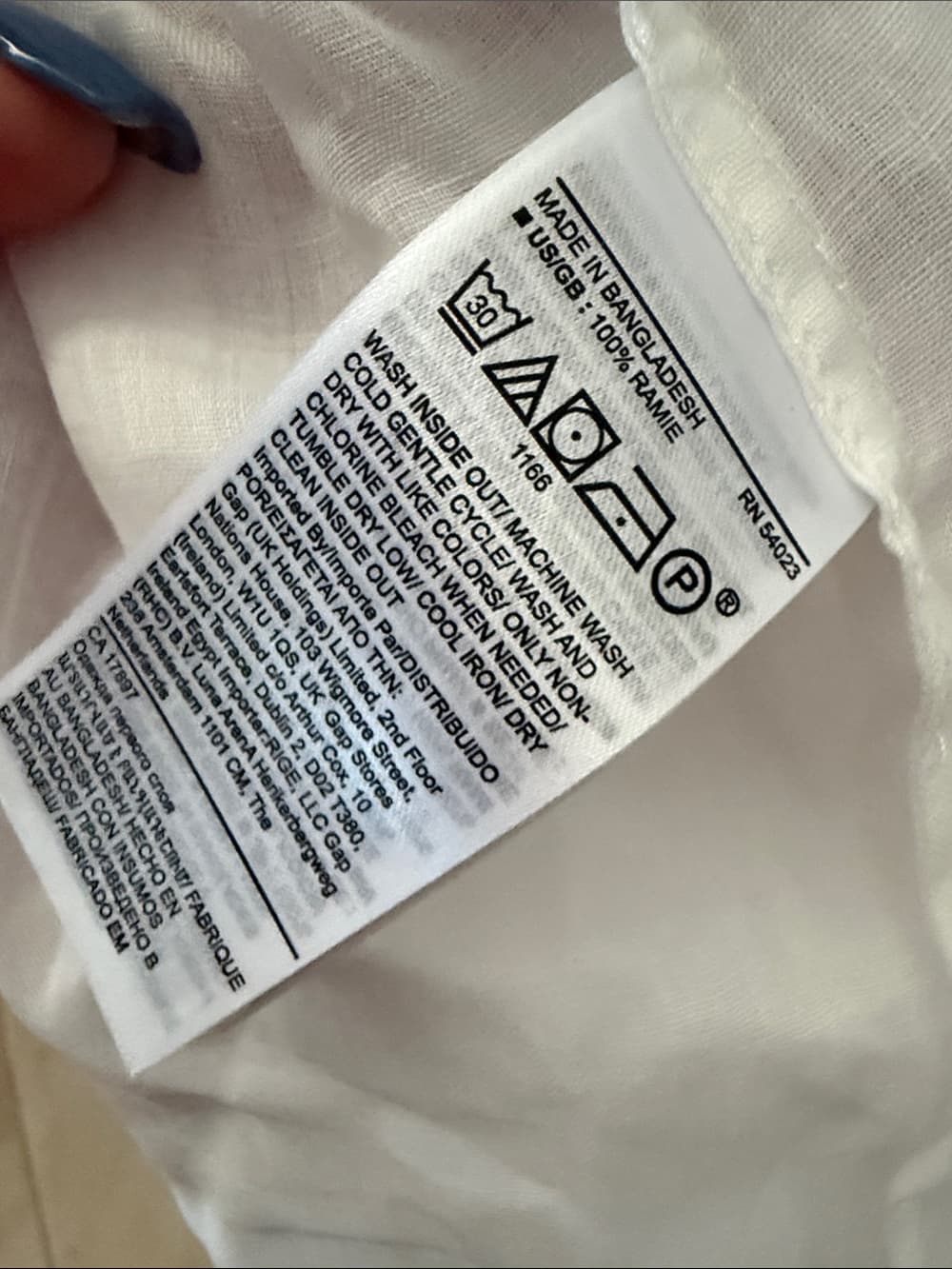 Banana Republic White Sheer Blouse 100% ramey new tag size small oversized - Thumbnail 3