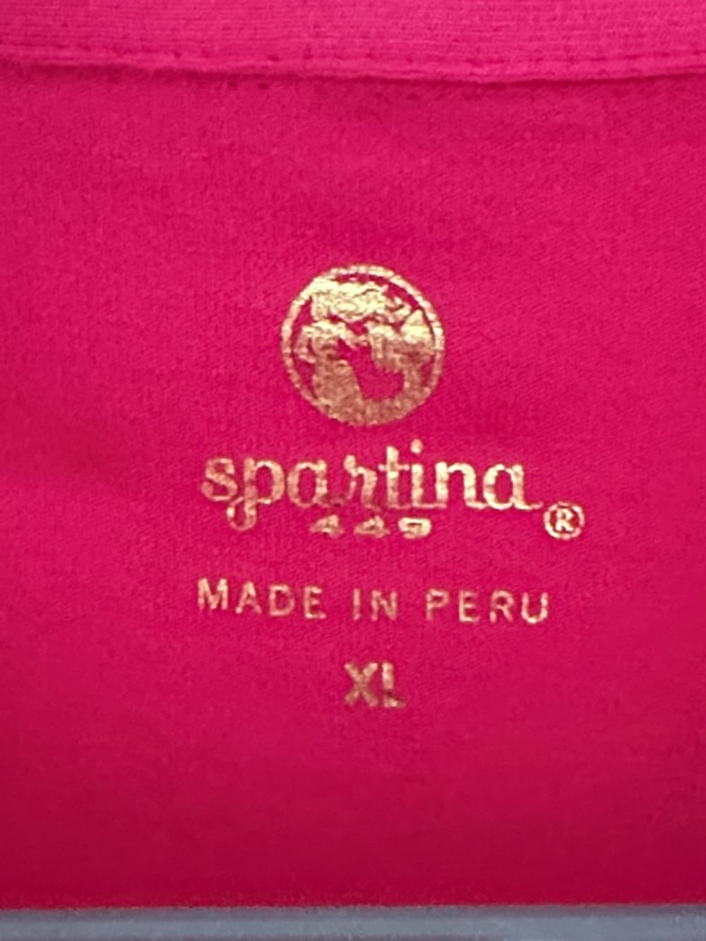 Spartina 449 Sleeveless Hot Pink Zip-Front Dress XL