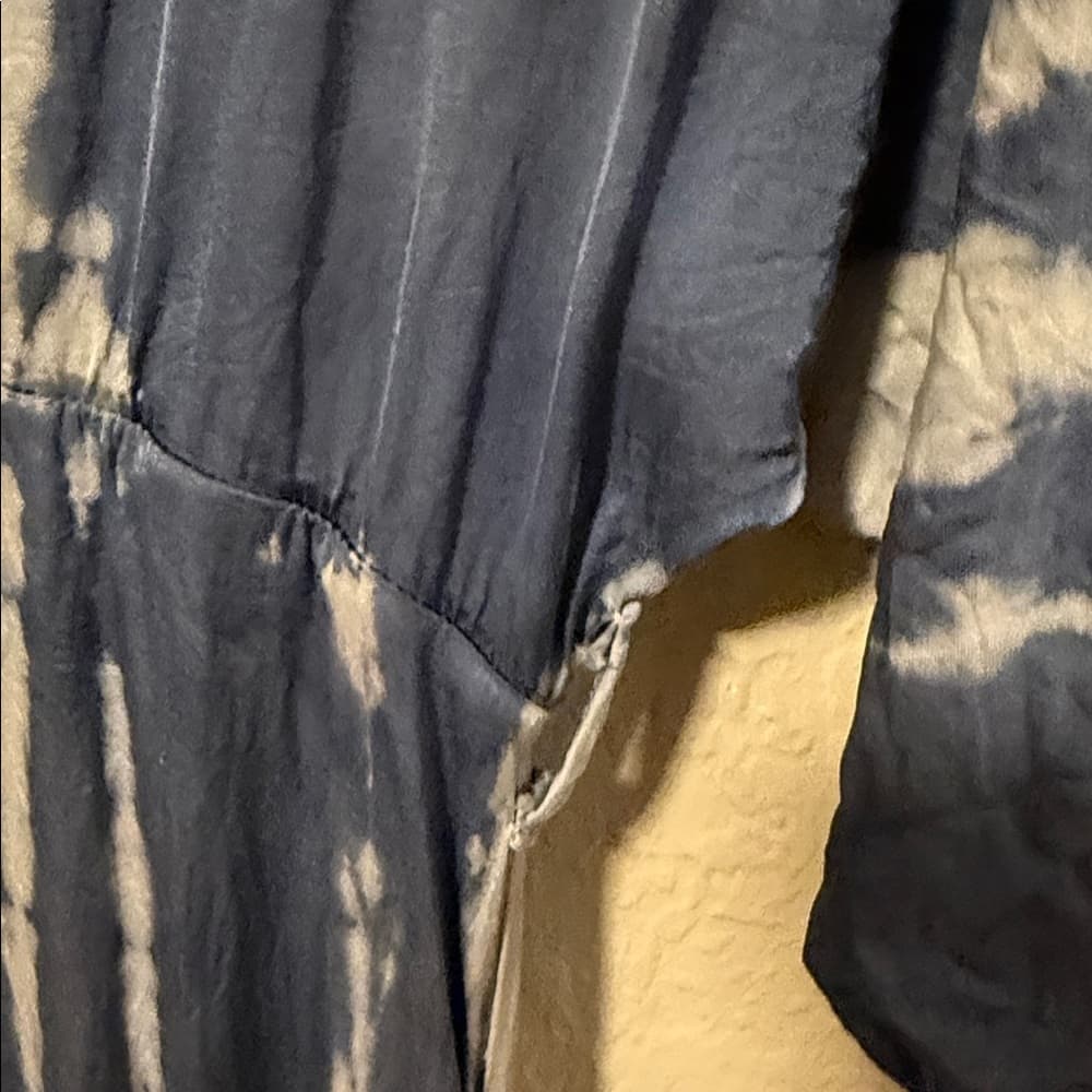 Stark X Chic Navy Tie-Dye Maxi Dress - Thumbnail 2